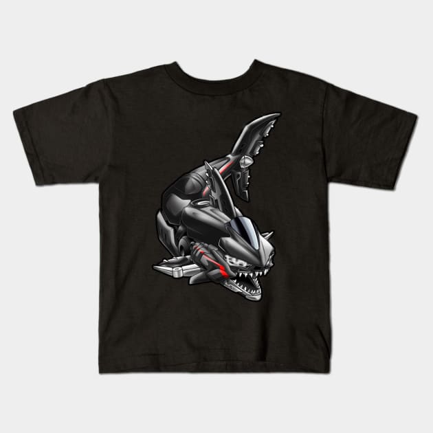 Yamaha YZF R3 Shark Kids T-Shirt by MOTORIND